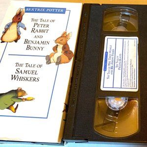 Beatrix Potter THE WORLD of PETER RABBIT & FRIENDS 3 VHS Movie  Set